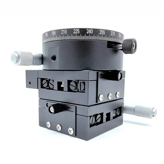 High Precision Xy 2D Manual Translation Stage with Z Axis Rotation